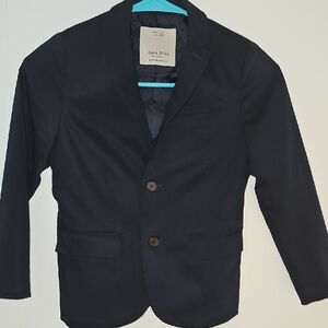 Zara Navy Blue Blazer Boys Sz 7